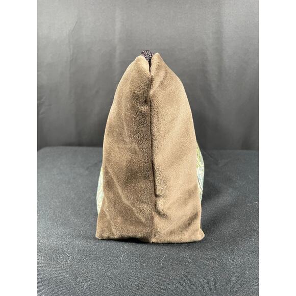 Handmade Bag, Created with Velour and Tapestry Fabric, Unique Clutch, Pouch - Picture 3 of 6